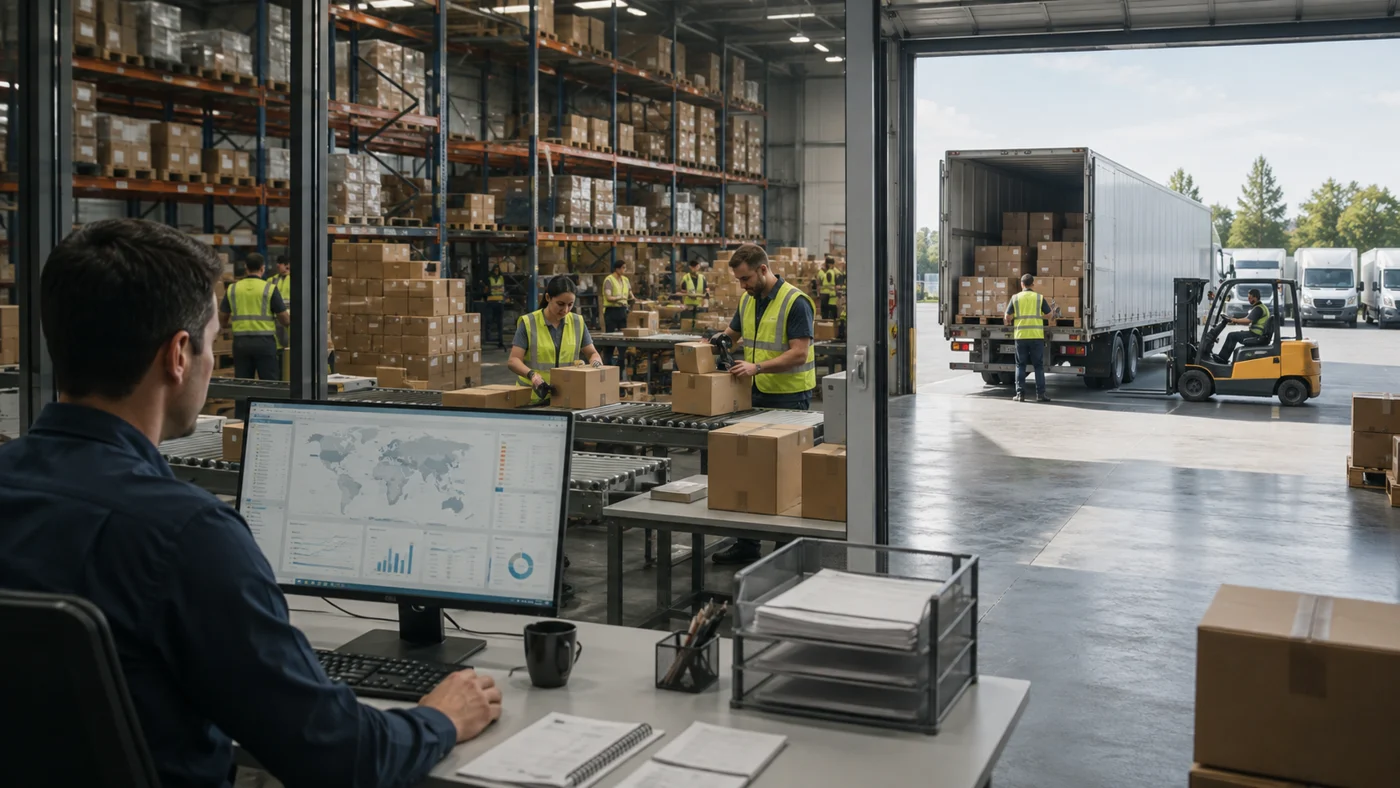 How Does the Order Fulfillment Process Work in Logistics? — illustration